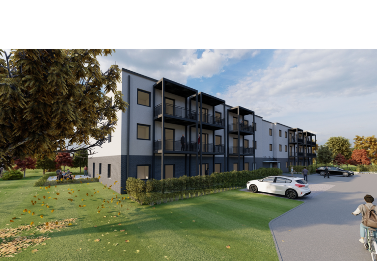 Visualisierung Mitarbeiterwohnanlage Frankenberg